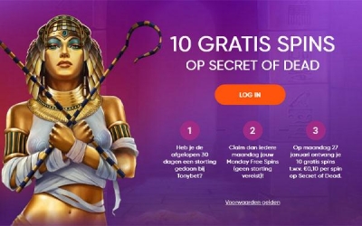 10 gratis spins op Secret of Dead bij Tonybet 10 gratis spins op Secret of Dead bij Tonybet