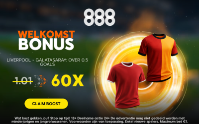 888 welkomstbonus 60x boost sportweddenschappen