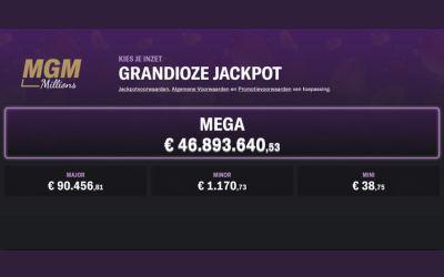 BetMGM speler wint Major jackpot van €160.68,78 BetMGM speler wint Major jackpot