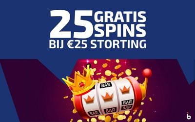 Betnation geeft 25 gratis spins weg bij 25 euro storting