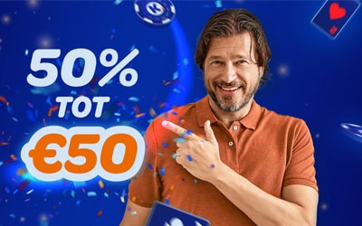 Bonus van de Week bij Kansino: claim 50 procent tot 50 euro