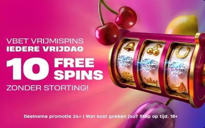 Claim vandaag een no deposit bonus bij VBET Casino