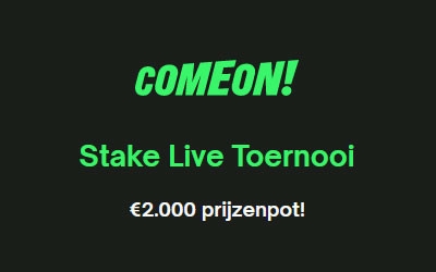 Doe mee aan het Stakelogic Live Toernooi bij ComeOn NL Doe mee aan het Stakelogic Live Toernooi bij ComeOn NL