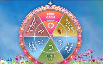 Draai elke dag het Lentewiel bij Holland Casino Draai elke dag het Lentewiel bij Holland Casino