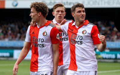 Feyenoord en AZ spelen om de koppositie in de Eredivisie