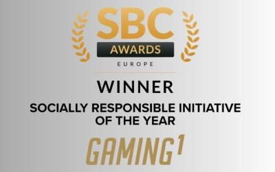 Gaming1 wint Socially Responsible Initiative of the Year