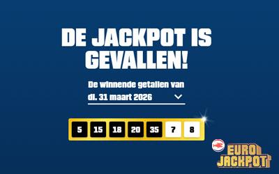 Jackpot EuroJackpot gevallen: speler wint ruim 70 miljoen!