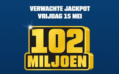 Jackpot van EuroJackpot niet gevallen: nu €102 miljoen waard