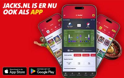 Jacks.nl lanceert app voor casinospellen en sportwedden