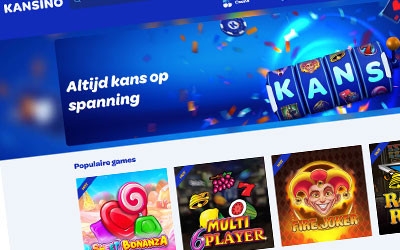 Kansino heeft homepagina vernieuwd en heeft frisse uitstraling