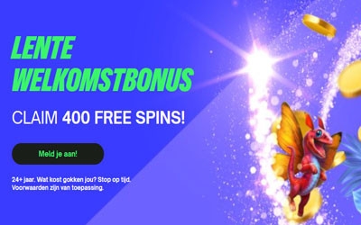 Lente Welkomstbonus ComeOn levert tot 400 gratis spins op Lente Welkomstbonus ComeOn levert tot 400 gratis spins op