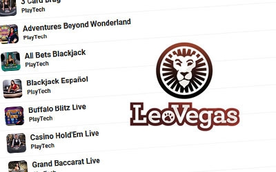 LeoVegas gaat nu ook live casino spellen van Playtech aanbieden LeoVegas gaat nu ook live casino spellen van Playtech aanbieden