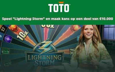 Maak kans op deel van 10K met Lightning Storm bij TOTO