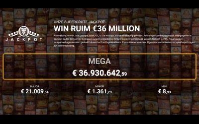 Major jackpot van €250.190,69 bij LeoVegas Casino Major Jackpot gewonnen bij LeoVegas Casino online