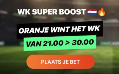 One Casino introduceert WK Super Boost voor Nederlands Elftal