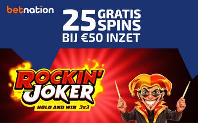 Ontvang 25 gratis spins voor Rockin' Joker bij Betnation Ontvang 25 gratis spins voor Rockin' Joker bij Betnation