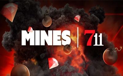 Ontvang eenmalig 5 gratis spins voor Mines bij 711 Casino