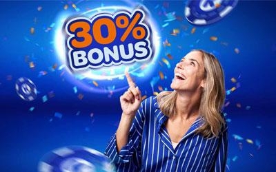 Ontvang nu een 30 procent stortingsbonus bij Kansino Ontvang nu een 30 procent stortingsbonus bij Kansino
