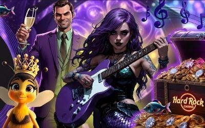 Ontvang tot 40 free spins, zonder storting, bij Hard Rock Casino