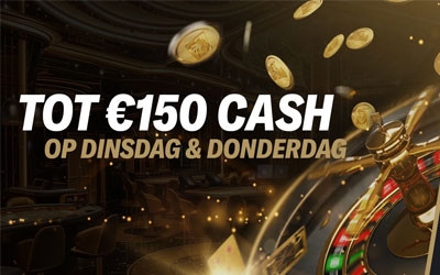 Pak Live Cash bij BetMGM na storting van minimaal 30 euro Pak Live Cash bij BetMGM na storting van minimaal 30 euro
