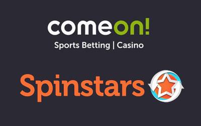 Spinstars een nieuwe provider bij ComeOn Casino