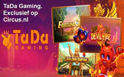TaDa Gaming nu exclusief beschikbaar bij Circus Casino!
