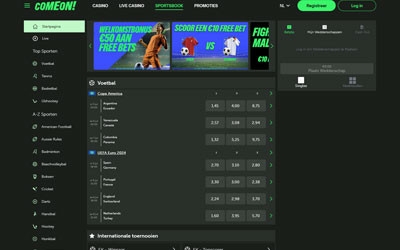 Vanaf nu ook wedden op sport bij ComeOn! Vanaf nu ook wedden op sport bij ComeOn!