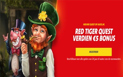 Verdien 5 euro bonus met de Red Tiger Quest bij Jack’s Casino Verdien 5 euro bonus met de Red Tiger Quest bij Jack’s Casino