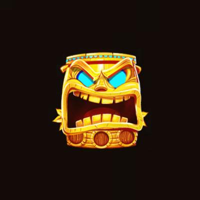 Wild symbool van de Angry Tiki Doublemax slot