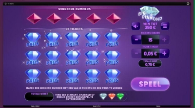 Online krasloten Big Diamond kraslot