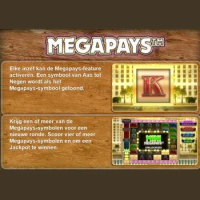 Bonanza Megapays - de Megapays feature