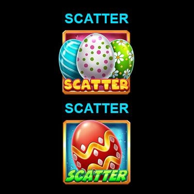 Scatter symbolen van Cocktail Rush Easter Edition