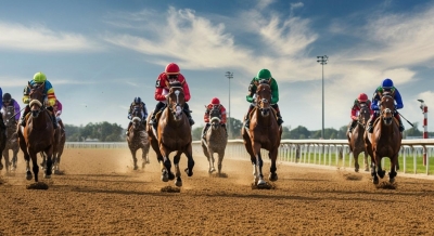 Paardenrace Dubbel winnend