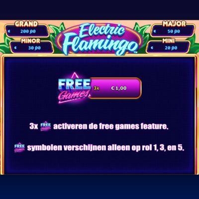 Electric Flamingo scatters