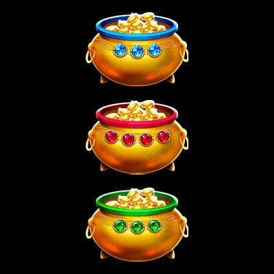 Functiepotten van Fishin' Triple Pots of Gold Power Combo