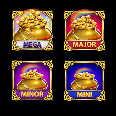 Jackpotsymbolen van Fishin' Triple Pots of Gold Power Combo
