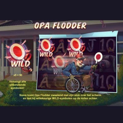 Flodder slot wild symbool