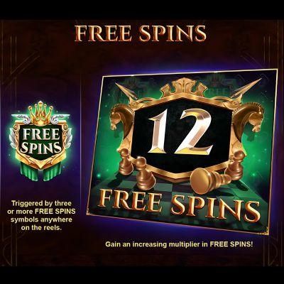 Free spins Shah mat spel