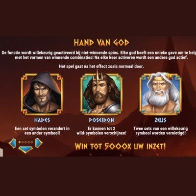 Hand van God feature