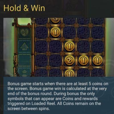 Hold and Win bij Depths of Fortune slotgame