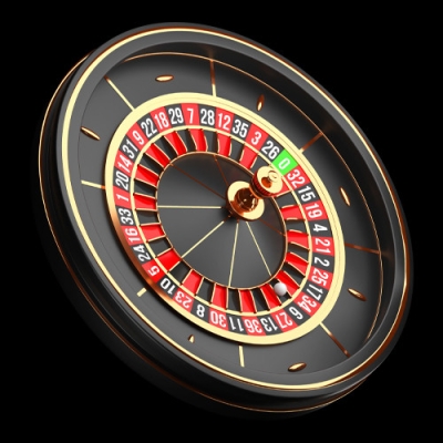 Online roulette wiel close up zonder bal