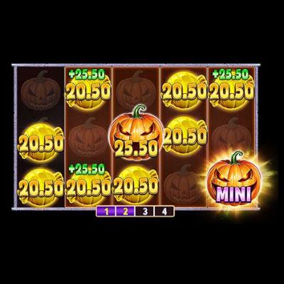 Hold and Spin feature van Pot o' Pumpkins