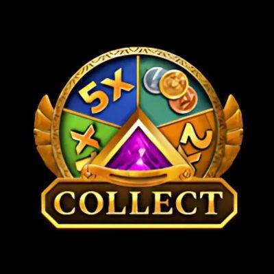 Collect symbool van Queens of Ra Coin Collect