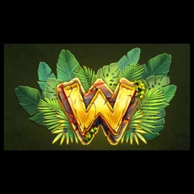 Wild symbool van Rainforest Gold
