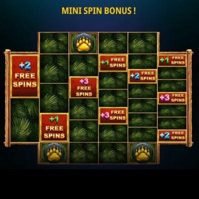 Roar of the bear Megaways mini spin bonus