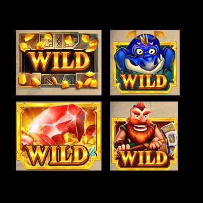 Wild symbolen van de Treasure Mine gokkast