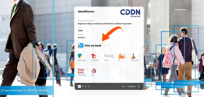 Betnation aanmelden via iDIN registratie