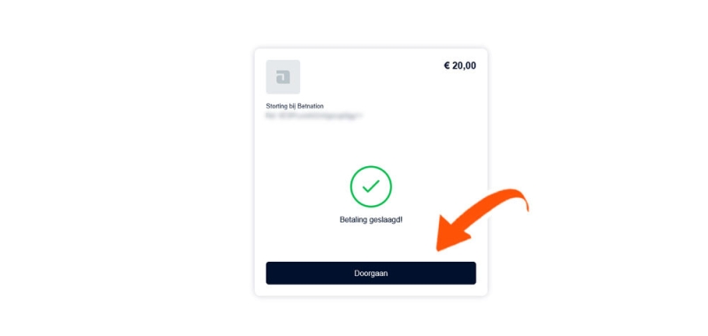 Rond de storting bij Betnation af