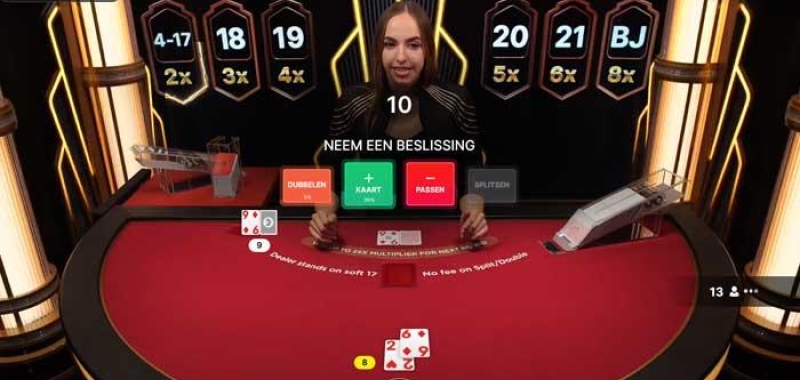 Keuze maken bij Blackjack