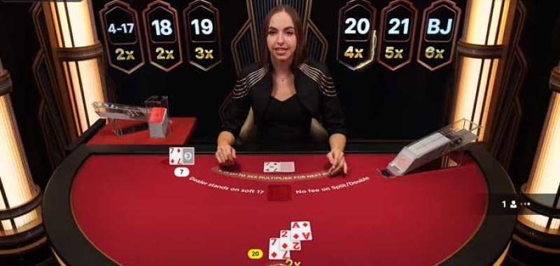 Bij live Blackjack na je keuze op de uitslag voor winst wachten